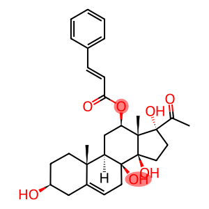 3β,8,14β,17α-Tetrahydroxy-12β-[[(E)-1-oxo-3-phenyl-2-propenyl]oxy]pregn-5-en-20-one