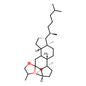 3α,5-Cyclo-5α-cholestan-6-one 1-methyl-1,2-ethanediyl acetal