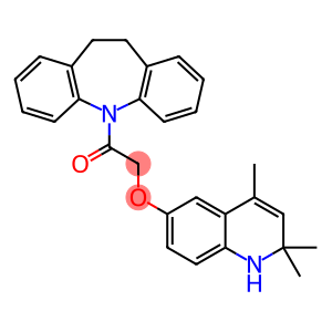 Ethanone, 1-(10,11-dihydro-5H-dibenz[b,f]azepin-5-yl)-2-[(1,2-dihydro-2,2,4-trimethyl-6-quinolinyl)oxy]-