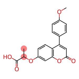 2-{[4-(4-methoxyphenyl)-2-oxo-2H-chromen-7-yl]oxy}propanoic acid