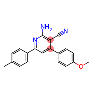 2-amino-4-(4-methoxyphenyl)-6-(4-methylphenyl)nicotinonitrile