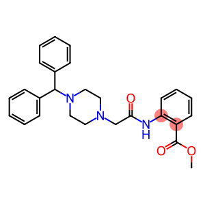 methyl 2-(2-(4-benzhydrylpiperazin-1-yl)acetamido)benzoate