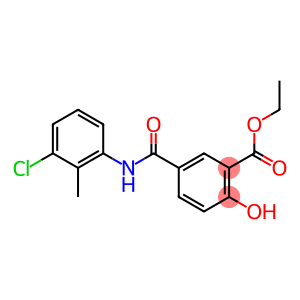 ethyl 5-[(3-chloro-2-methyl-phenyl)carbamoyl]-2-hydroxy-benzoate