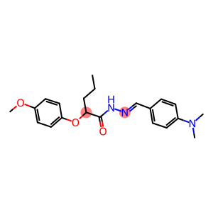 N'-[4-(dimethylamino)benzylidene]-2-(4-methoxyphenoxy)pentanohydrazide