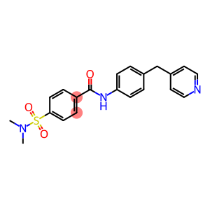 Benzamide, 4-[(dimethylamino)sulfonyl]-N-[4-(4-pyridinylmethyl)phenyl]-