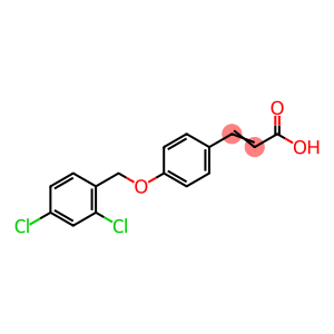3-[4-[(2,4-DICHLOROPHENYL)METHOXY]PHENYL]-2-PROPENOIC ACID
