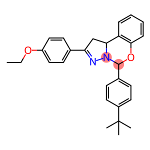 5-(4-tert-butylphenyl)-2-(4-ethoxyphenyl)-1,10b-dihydropyrazolo[1,5-c][1,3]benzoxazine