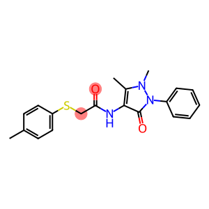 N-(1,5-dimethyl-3-oxo-2-phenyl-2,3-dihydro-1H-pyrazol-4-yl)-2-[(4-methylphenyl)sulfanyl]acetamide