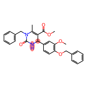 methyl 1-benzyl-4-(4-(benzyloxy)-3-methoxyphenyl)-6-methyl-2-oxo-1,2,3,4-tetrahydropyrimidine-5-carboxylate