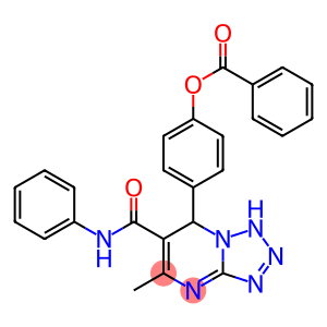 4-(5-methyl-6-(phenylcarbamoyl)-4,7-dihydrotetrazolo[1,5-a]pyrimidin-7-yl)phenyl benzoate