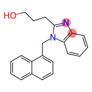 1H-Benzimidazole-2-propanol, 1-(1-naphthalenylmethyl)-