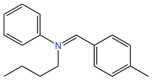 Benzenamine, 4-butyl-N-[(4-methylphenyl)methylene]-, [N(E)]-