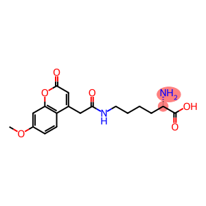 L-Lysine, N6-[2-(7-methoxy-2-oxo-2H-1-benzopyran-4-yl)acetyl]-