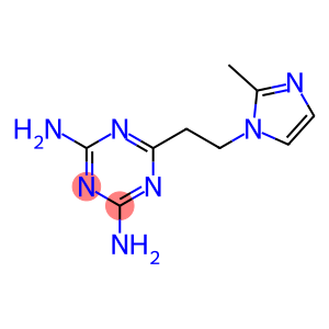 2,4-二氨基-6-[2-(2-甲基-1-咪唑基)乙基]-1,3,5-三嗪