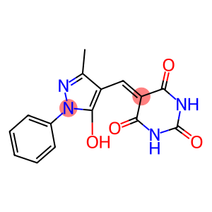 5-[(5-hydroxy-3-methyl-1-phenyl-1H-pyrazol-4-yl)methylene]-2,4,6(1H,3H,5H)-pyrimidinetrione