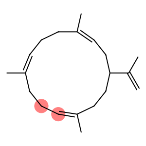 (1E,5E,9E,12R)-1,5,9-Trimethyl-12-(1-methylethenyl)-1,5,9-cyclotetradecatriene