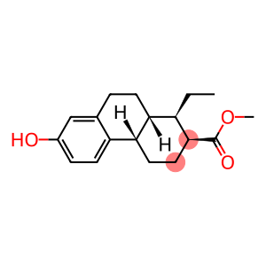 [1R,(+)]-1β-Ethyl-1,2,3,4,4aβ,9,10,10aα-octahydro-7-hydroxy-2-methylphenanthrene-2β-carboxylic acid