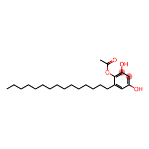 1,2,4-Benzenetriol, 6-pentadecyl-, 1-acetate