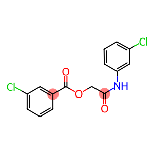 2-(3-chloroanilino)-2-oxoethyl 3-chlorobenzoate