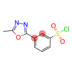 Benzenesulfonyl chloride, 3-(5-methyl-1,3,4-oxadiazol-2-yl)-