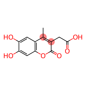 2H-1-Benzopyran-3-acetic acid, 6,7-dihydroxy-4-methyl-2-oxo-