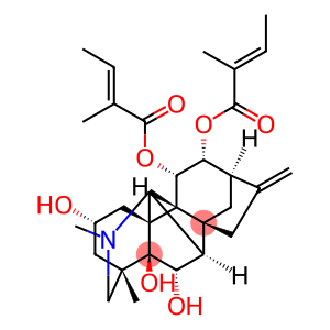 (14S,20R)-4,21-Dimethyl-16-methylene-14,20-cycloveatchane-2α,5,6α,11α,12α-pentol 11,12-bis[(E)-2-methyl-2-butenoate]