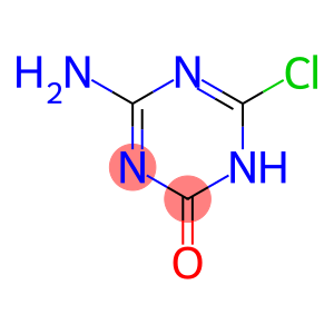 2-Amino-4-hydroxy-6-chloro-s-triazine