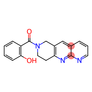 Pyrido[2,3-b][1,6]naphthyridine, 6,7,8,9-tetrahydro-7-(2-hydroxybenzoyl)- (9CI)