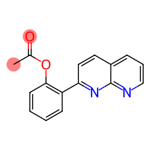 Phenol, 2-(1,8-naphthyridin-2-yl)-, acetate (ester) (9CI)