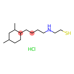 Ethanethiol, 2-[[4-(2,4-dimethylcyclohexyl)butyl]amino]-, hydrochloride (1:1)