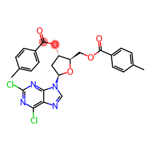 2,6-Dichloro-9-(3,5-di-O-p-toluyl-2-deoxy-beta-D-erythro-pentofuranosyl)purinepentofuranosyl)purine