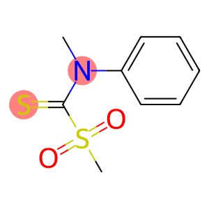 Methanethioamide,  N-methyl-1-(methylsulfonyl)-N-phenyl-  (9CI)