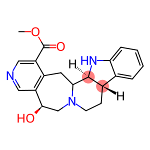 (5S)-5,8,9,14,14bβ,15-Hexahydro-5-hydroxy-6H-pyrido[4'',3'':4',5']azepino[1',2':1,2]pyrido[3,4-b]indole-1-carboxylic acid methyl ester