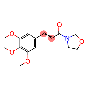 2-Propen-1-one, 1-(3-oxazolidinyl)-3-(3,4,5-trimethoxyphenyl)-