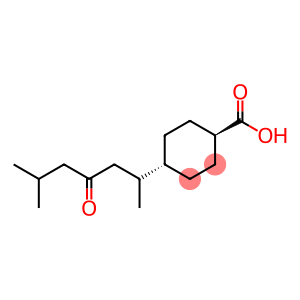 4β-(1,5-Dimethyl-3-oxohexyl)cyclohexane-1β-carboxylic acid