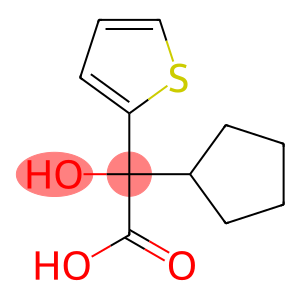 α-Cyclopentyl-α-hydroxy-2-thiopheneacetic acid