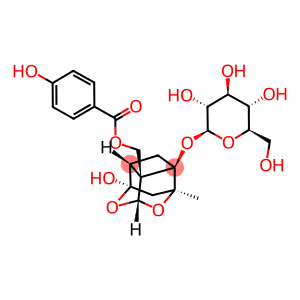 [1a-(hexopyranosyloxy)-5-hydroxy-2-methyltetrahydro-1H-2,5-methano-3,4-dioxacyclobuta[cd]pentalen-5b(3aH)-yl]methyl 4-hydroxybenzoate