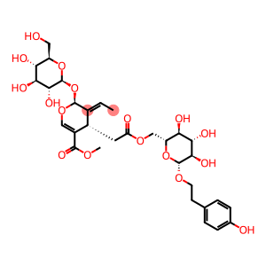 β-D-Glucopyranoside, 2-(4-hydroxyphenyl)ethyl, 6-[(2S,3E,4S)-3-ethylidene-2-(β-D-glucopyranosyloxy)-3,4-dihydro-5-(methoxycarbonyl)-2H-pyran-4-acetate]