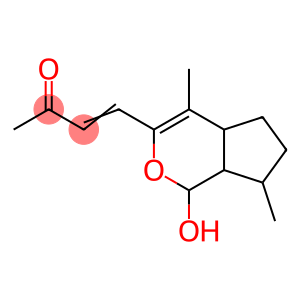 4-(1,4a,5,6,7,7a-Hexahydro-1-hydroxy-4,7-dimethylcyclopenta[c]pyran-3-yl)-3-buten-2-one