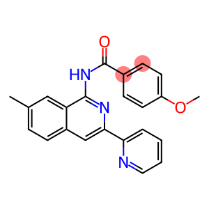 4-Methoxy-N-(7-methyl-3-(pyridin-2-yl)isoquinolin-1-yl)benzamide