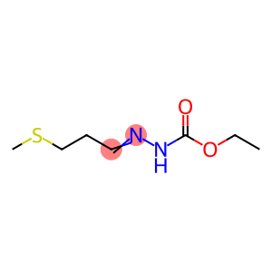 Hydrazinecarboxylic acid, 2-[3-(methylthio)propylidene]-, ethyl ester