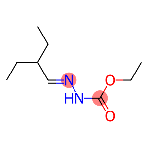 Hydrazinecarboxylic  acid,  (2-ethylbutylidene)-,  ethyl  ester  (9CI)