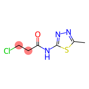 3-chloro-N-(5-methyl-1,3,4-thiadiazol-2-yl)propionamide