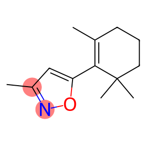 3-methyl-5-(2,6,6-trimethyl-1-cyclohexen-1-yl)isoxazole