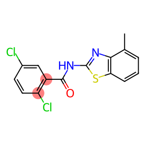 2,5-dichloro-N-(4-methylbenzo[d]thiazol-2-yl)benzamide