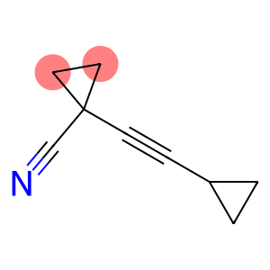 Cyclopropanecarbonitrile, 1-(cyclopropylethynyl)- (9CI)