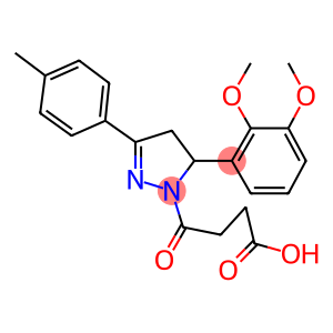 1H-Pyrazole-1-butanoic acid, 5-(2,3-dimethoxyphenyl)-4,5-dihydro-3-(4-methylphenyl)-γ-oxo-