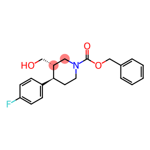 (3S,4R)-4-(4-氟苯基)-3-羟基甲基哌啶-1-羧酸苄酯