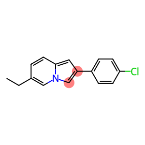 2-(4-Chlorophenyl)-6-ethylindolizine