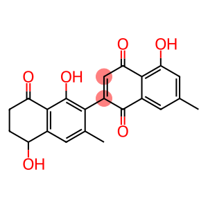 (+)-6',7'-Dihydro-1',5,5'-trihydroxy-3',7-dimethyl-2,2'-binaphthalene-1,4,8'(5'H)-trione